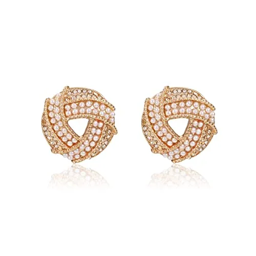 Fashion Gold Flower Earrings