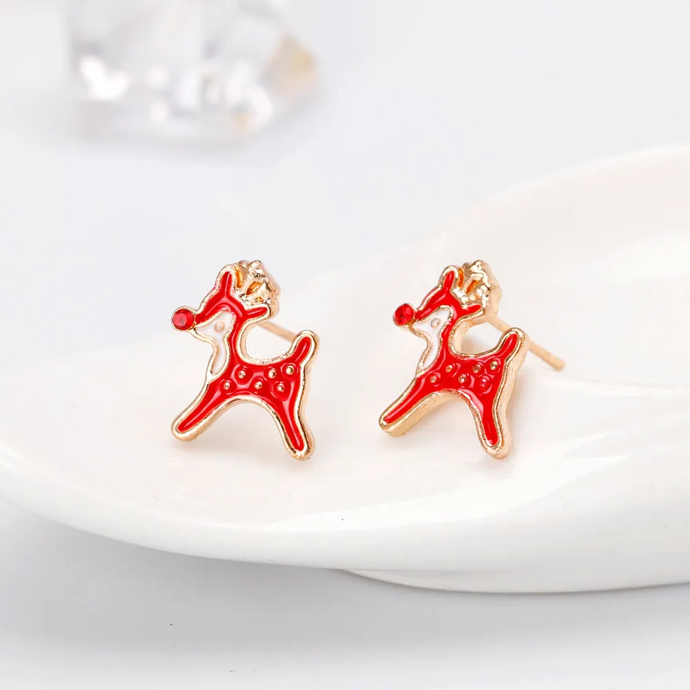 Fashion Oil Deer Earrings