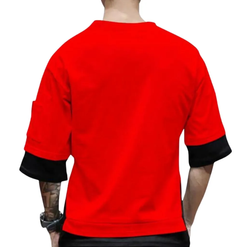 Fashionable Casual Solid T-Shirt For Men