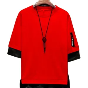 Fashionable Casual Solid T-Shirt For Men