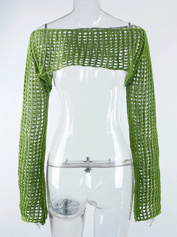 Fashionkova Tiphane Knit Crop Top
