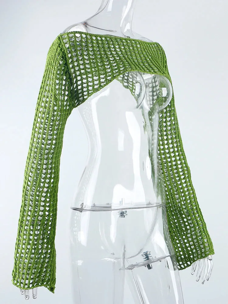 Fashionkova Tiphane Knit Crop Top