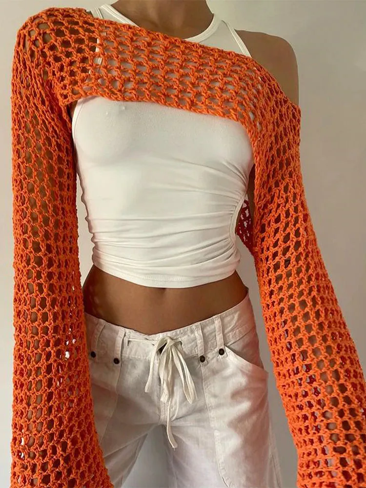Fashionkova Tiphane Knit Crop Top