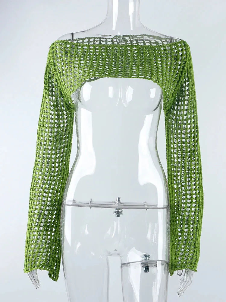Fashionkova Tiphane Knit Crop Top