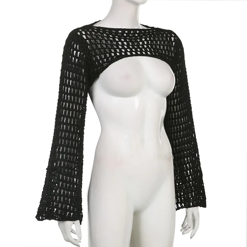 Fashionkova Tiphane Knit Crop Top