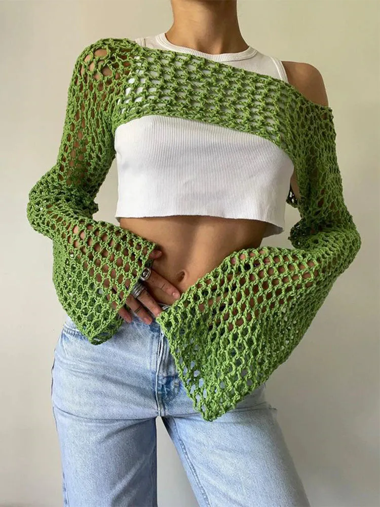 Fashionkova Tiphane Knit Crop Top