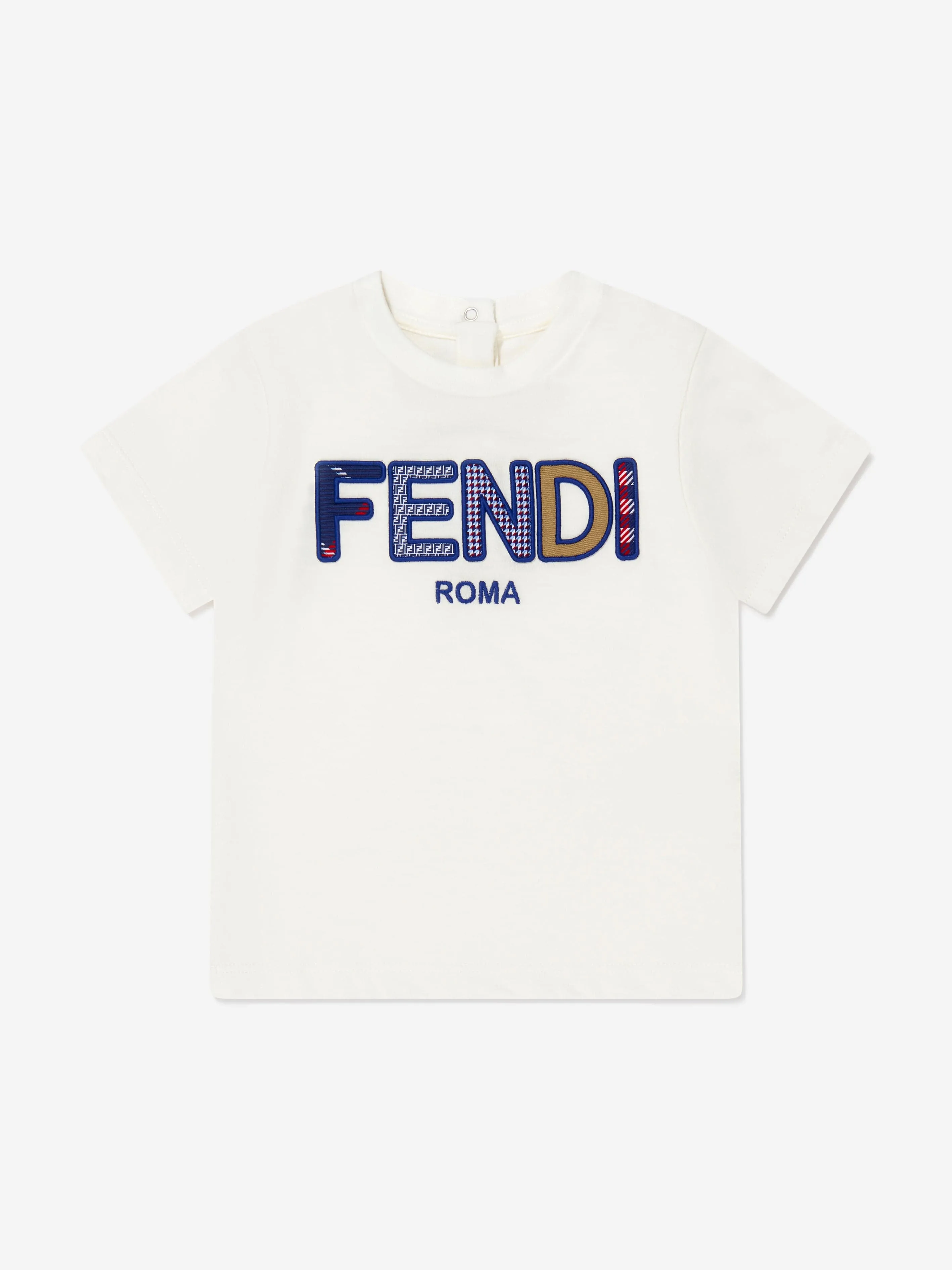 Fendi Baby Jersey Logo T-Shirt