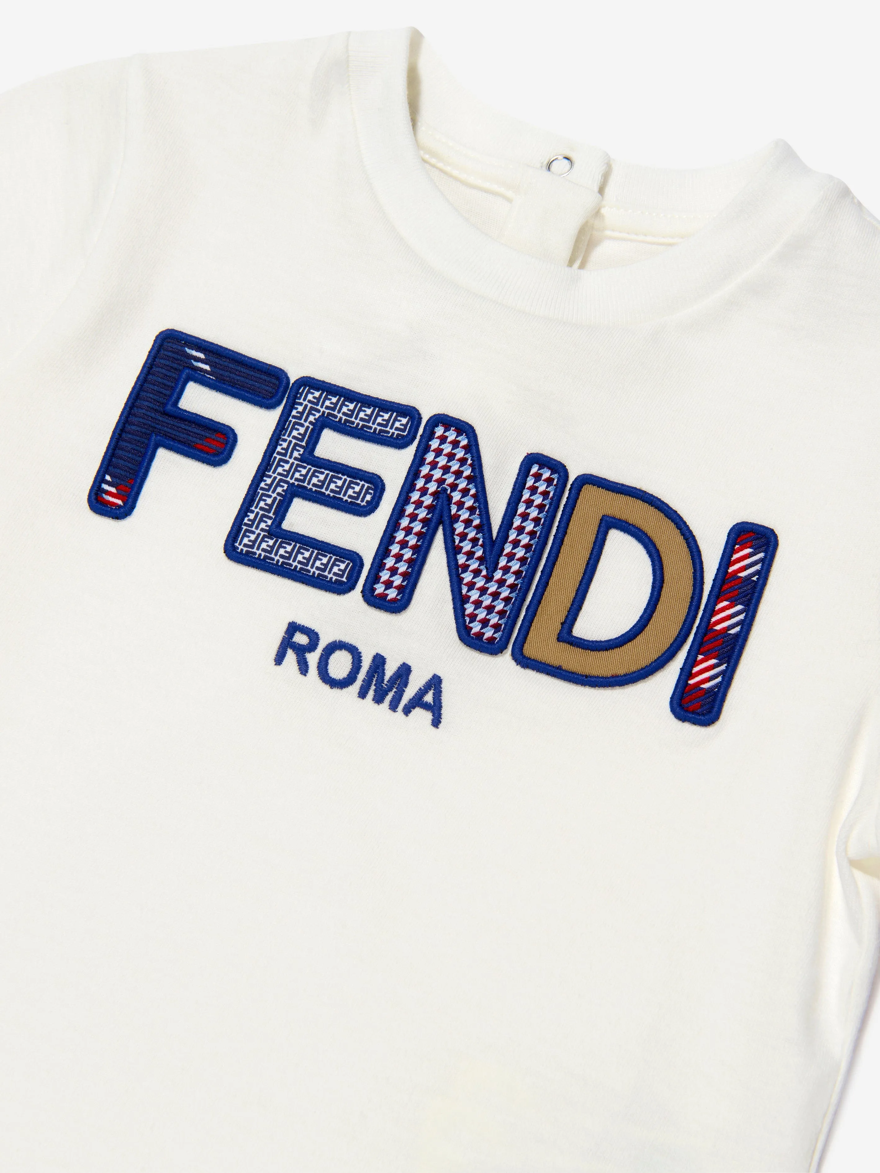 Fendi Baby Jersey Logo T-Shirt