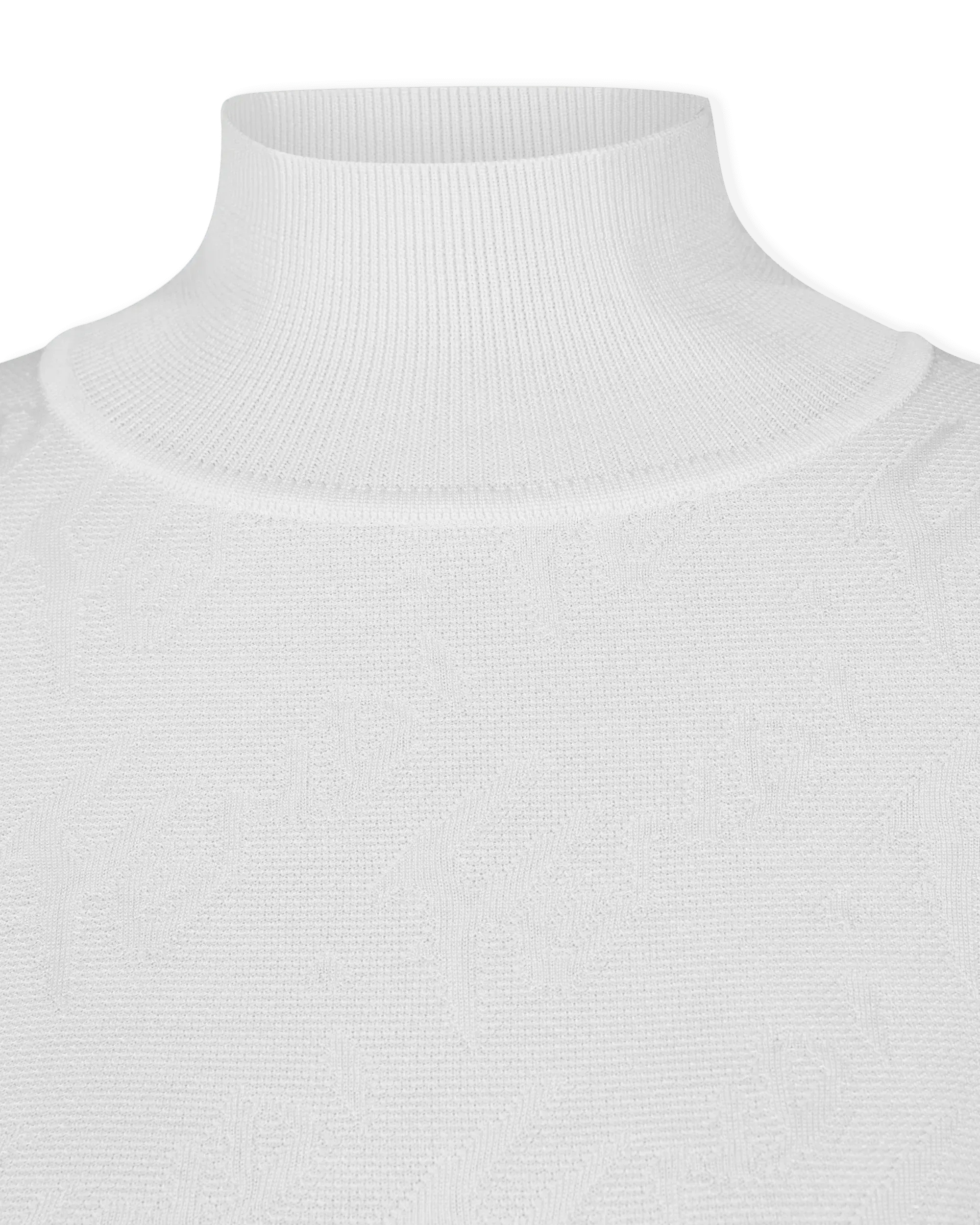 Fendi Brush Long Sleeve Mini Dress