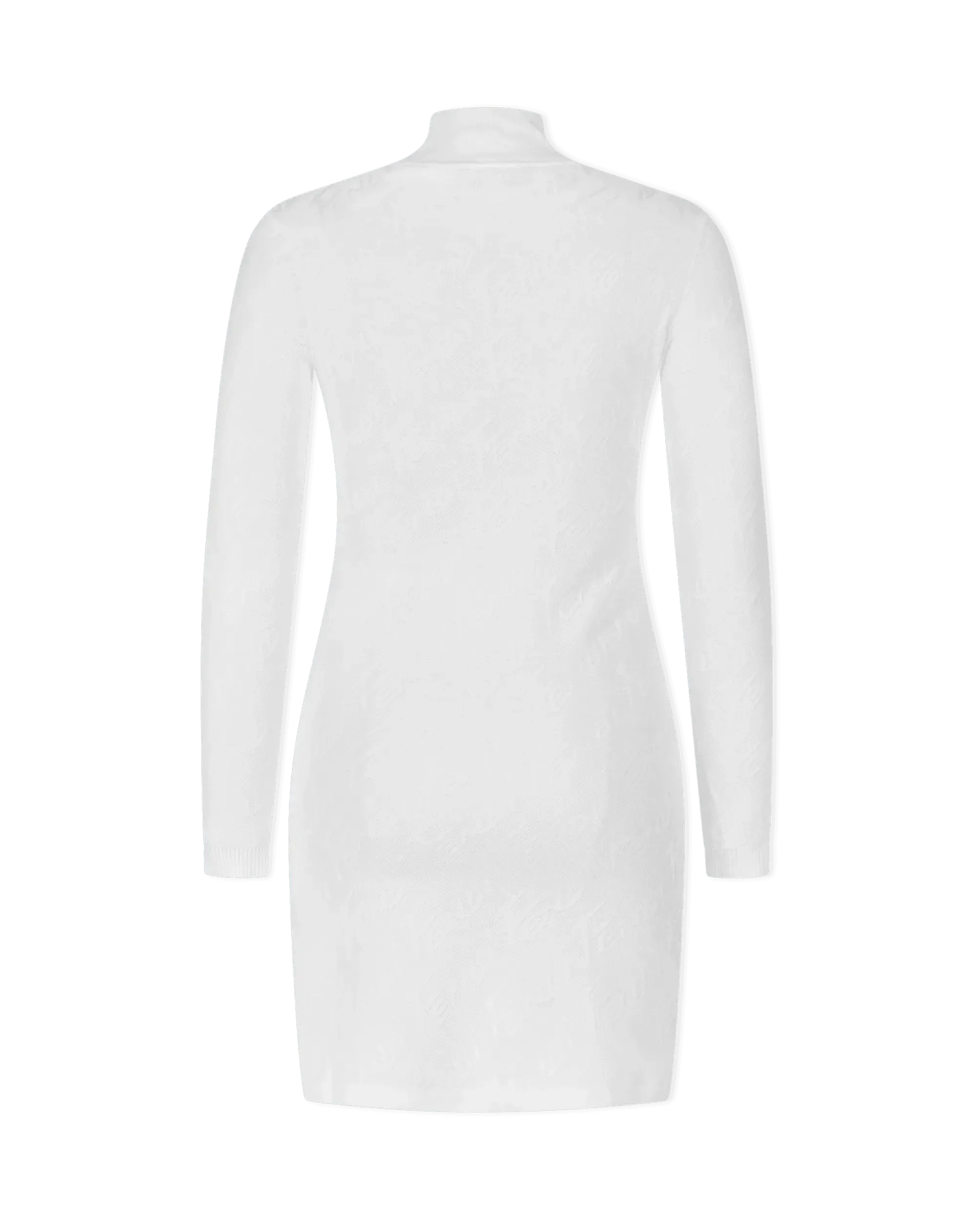Fendi Brush Long Sleeve Mini Dress