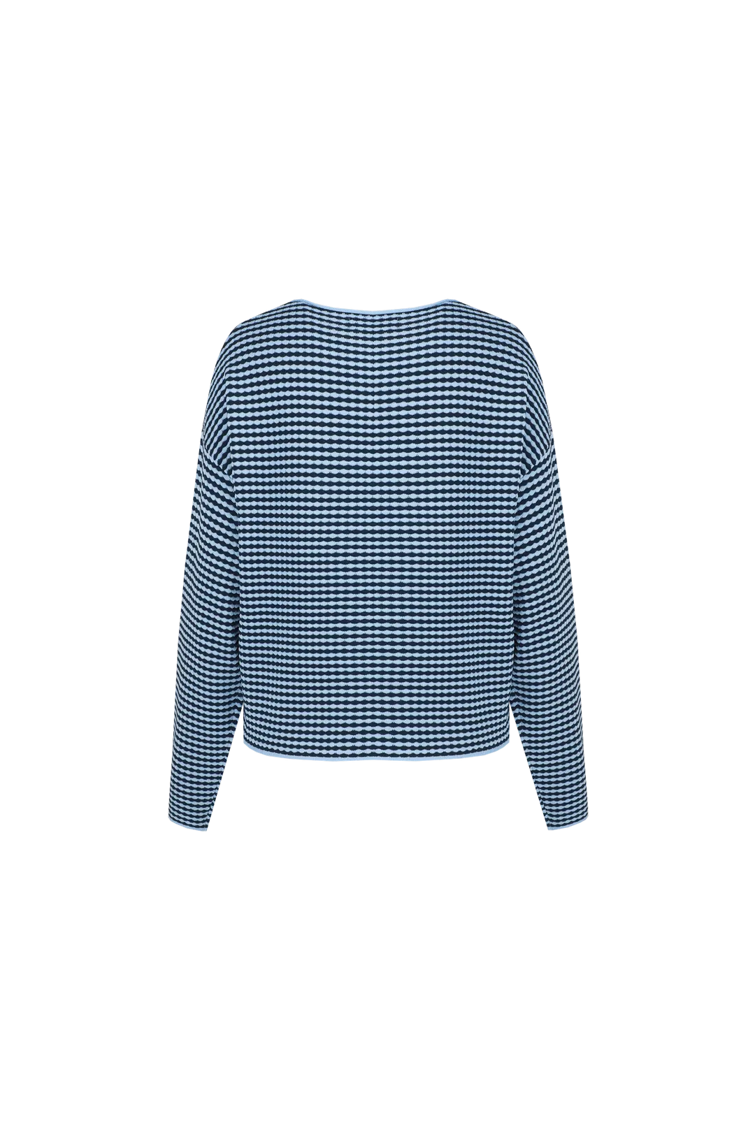 Flore trui | Ice Blue/Navy Blue