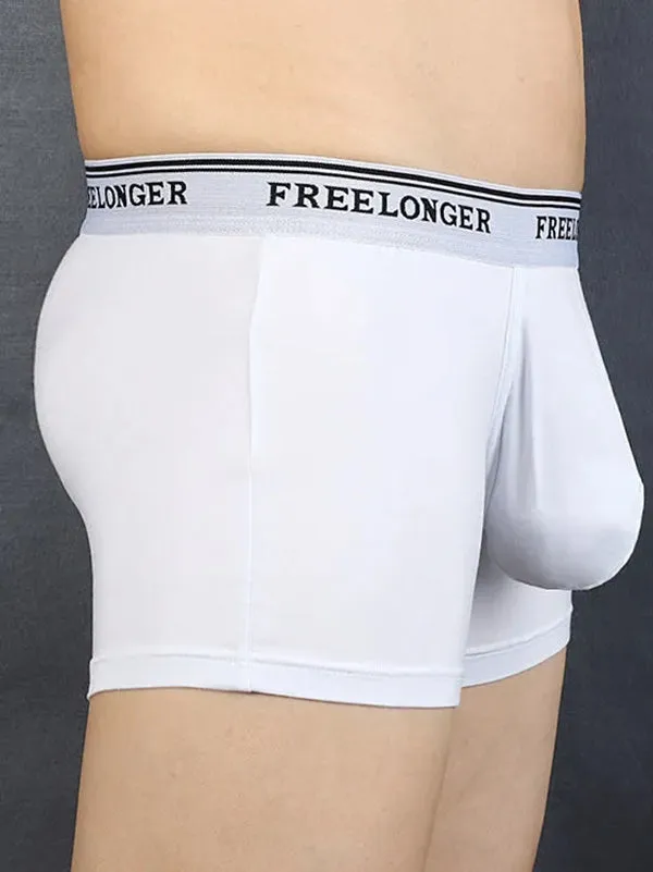 FreeLonger Men's Comfy Separate Big Pouch Boxer Briefs