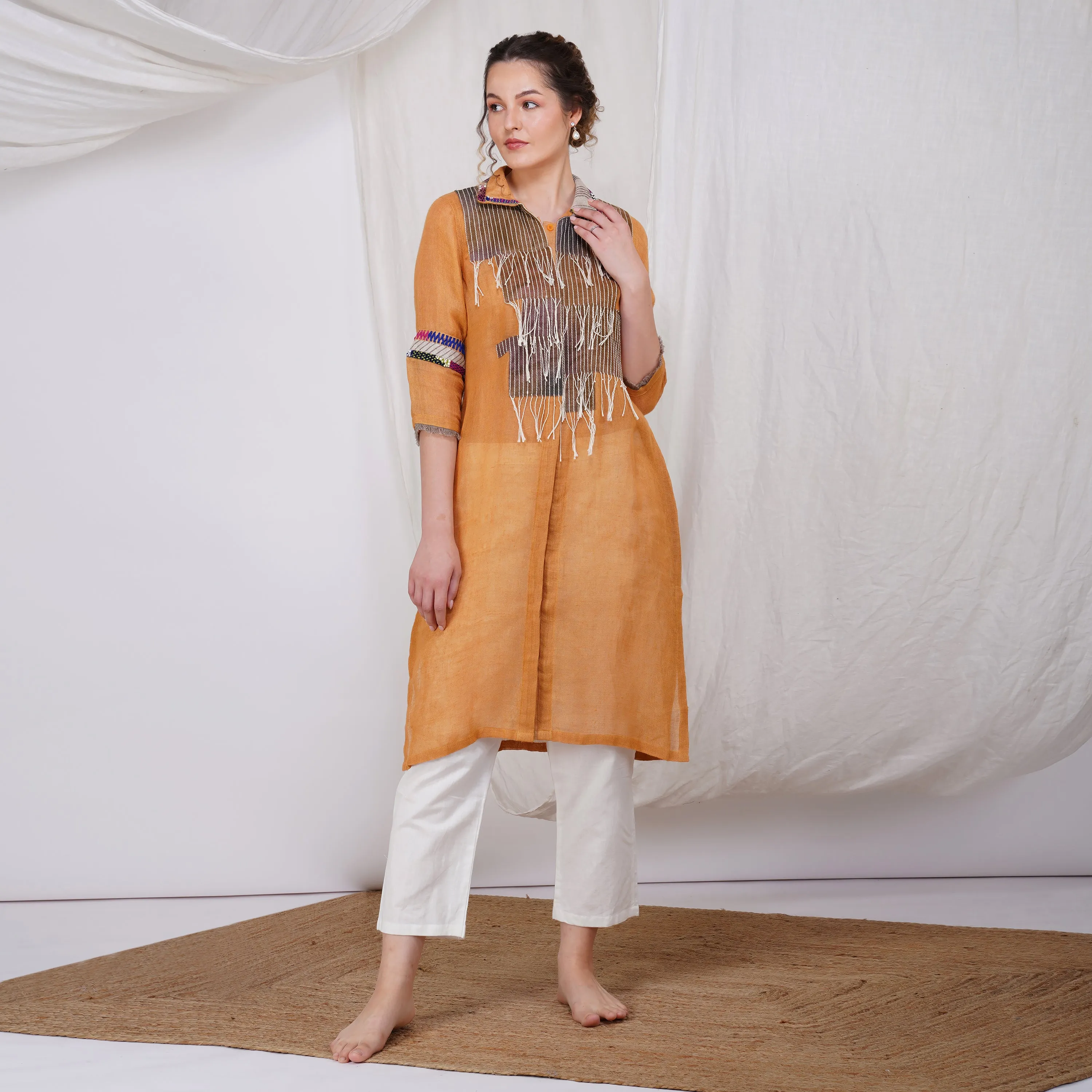 Fringy Patch and Pearl Tunic and Dress