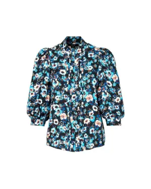 Frontier Blue Floral Blouse