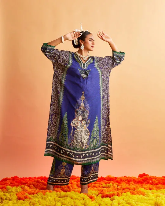 Ganjam : Banera - Navy/Purple