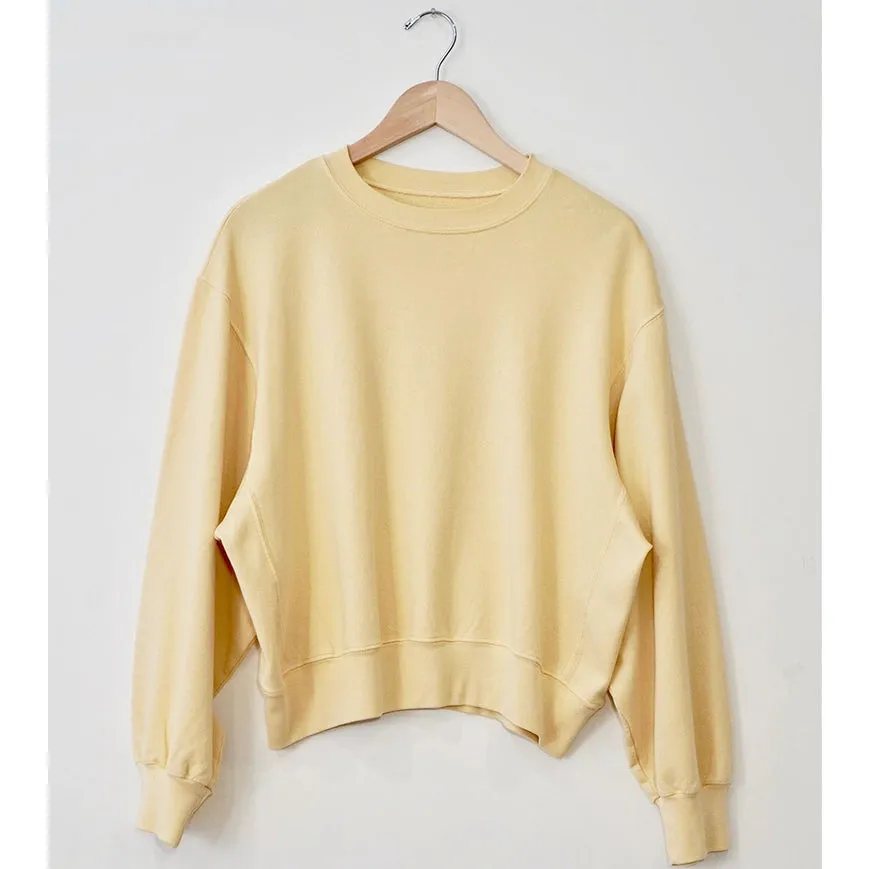 Garment Dye Cotton Terry Sweatshirt By