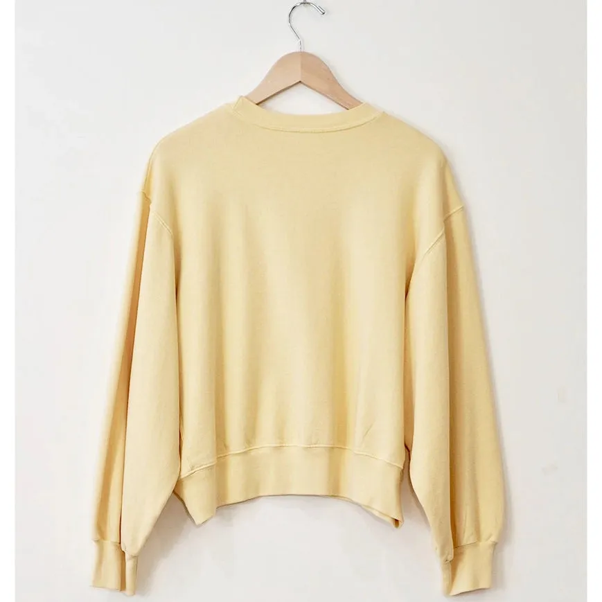 Garment Dye Cotton Terry Sweatshirt By