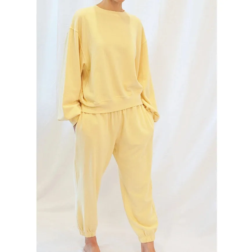 Garment Dye Cotton Terry Sweatshirt By