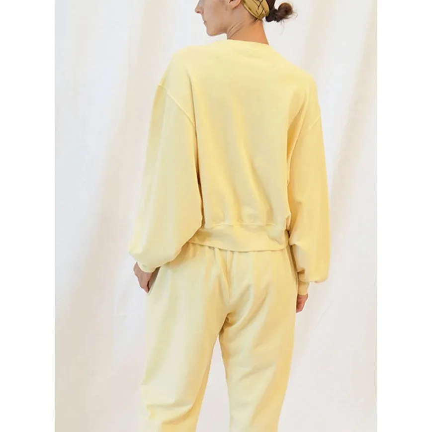 Garment Dye Cotton Terry Sweatshirt By
