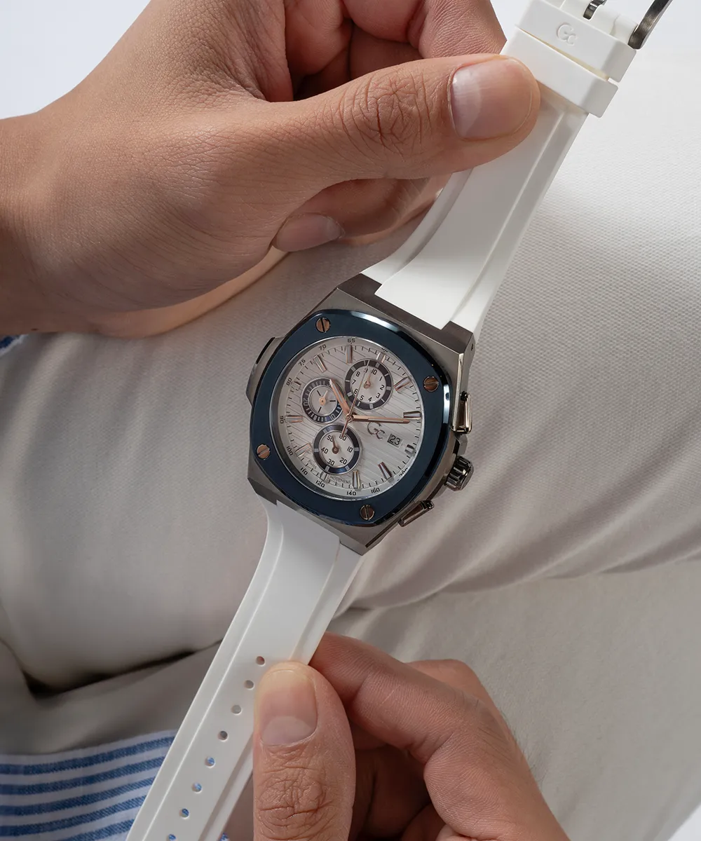 Gc Coussin Shape Chrono Silicone