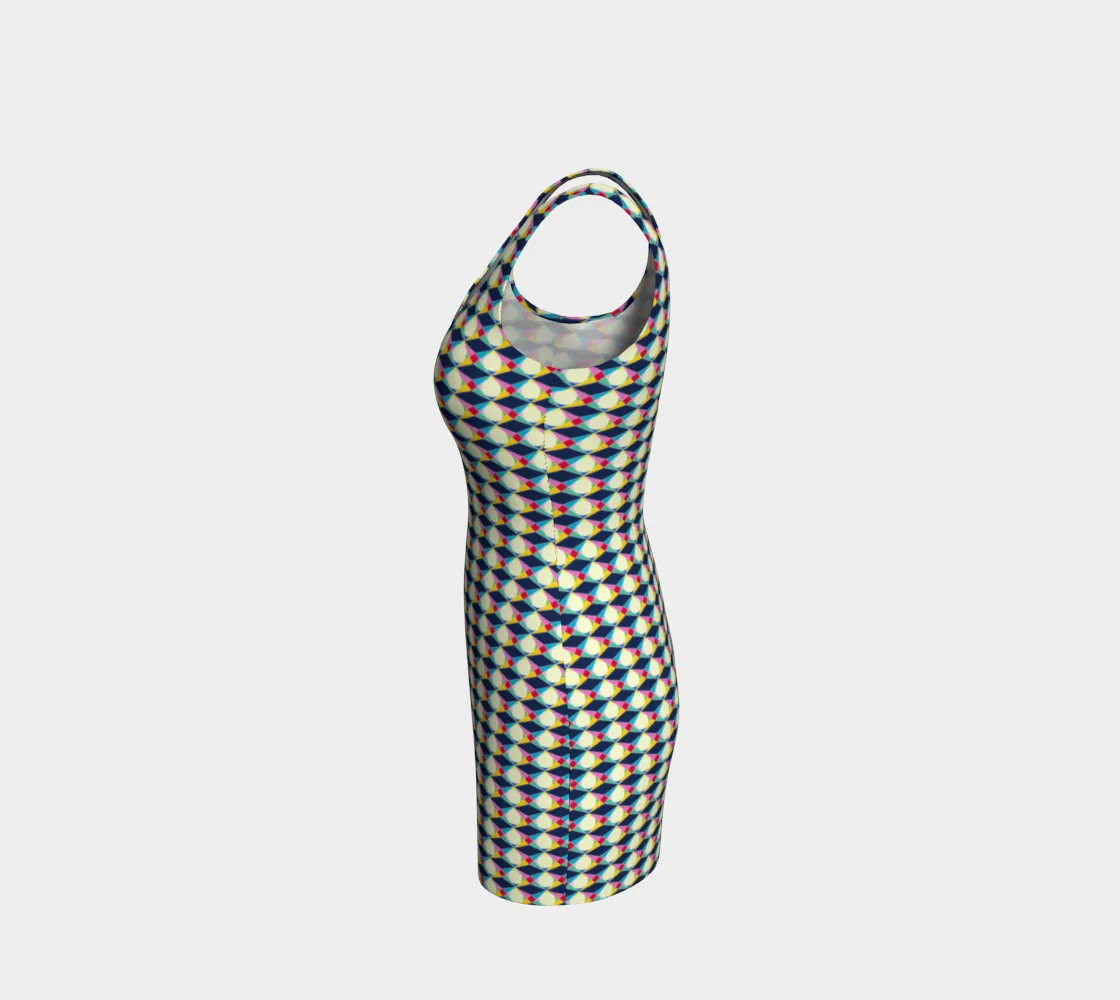 Geo Storm Bodycon Dress