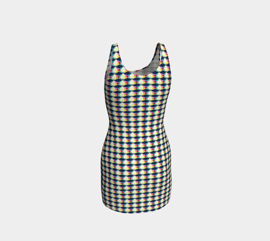 Geo Storm Bodycon Dress