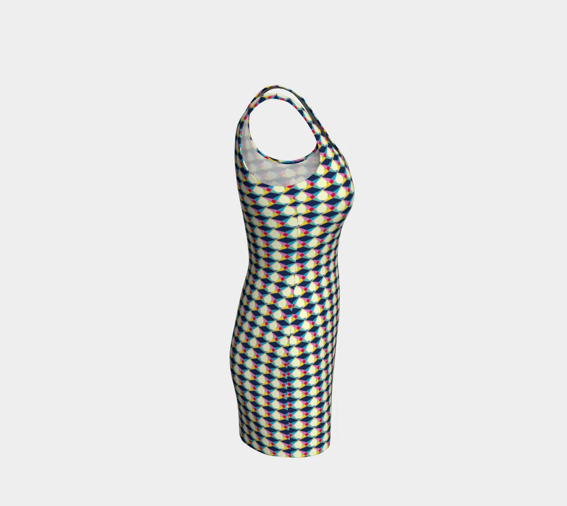Geo Storm Bodycon Dress