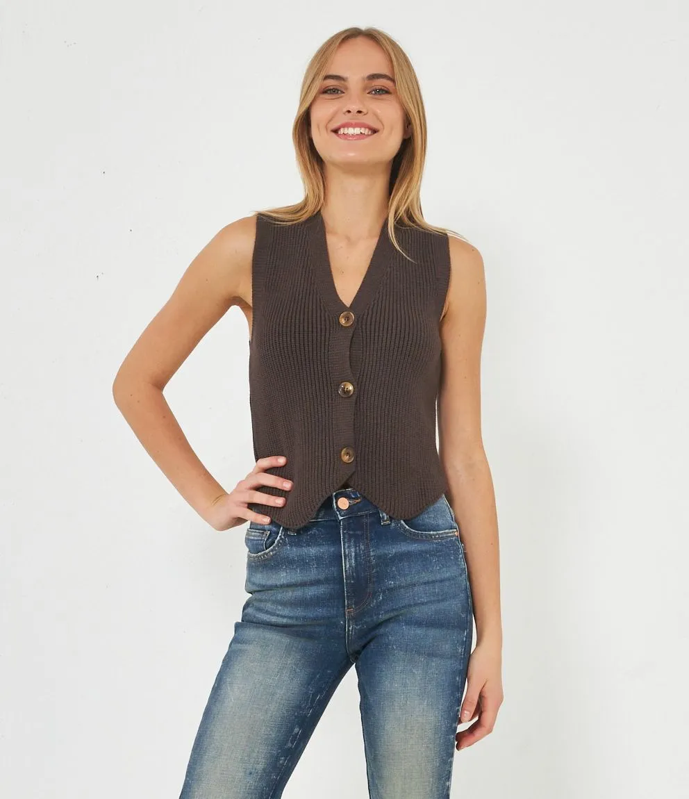 Gilet a costine