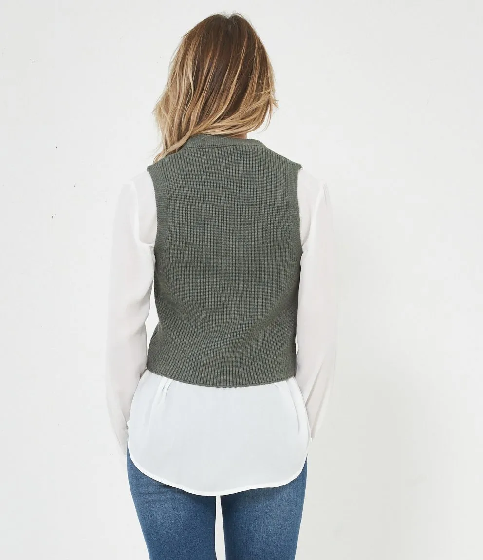 Gilet a costine