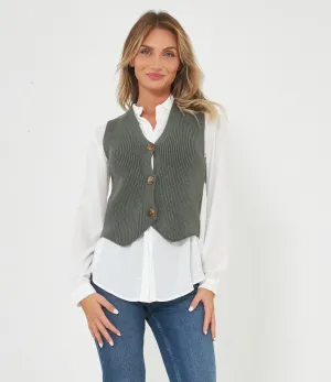 Gilet a costine