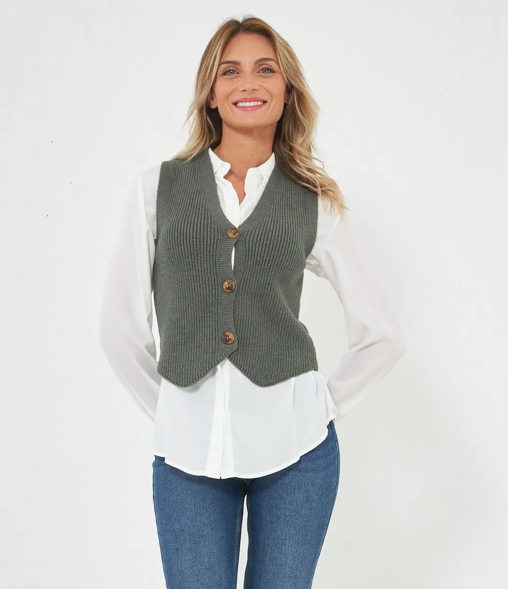 Gilet a costine