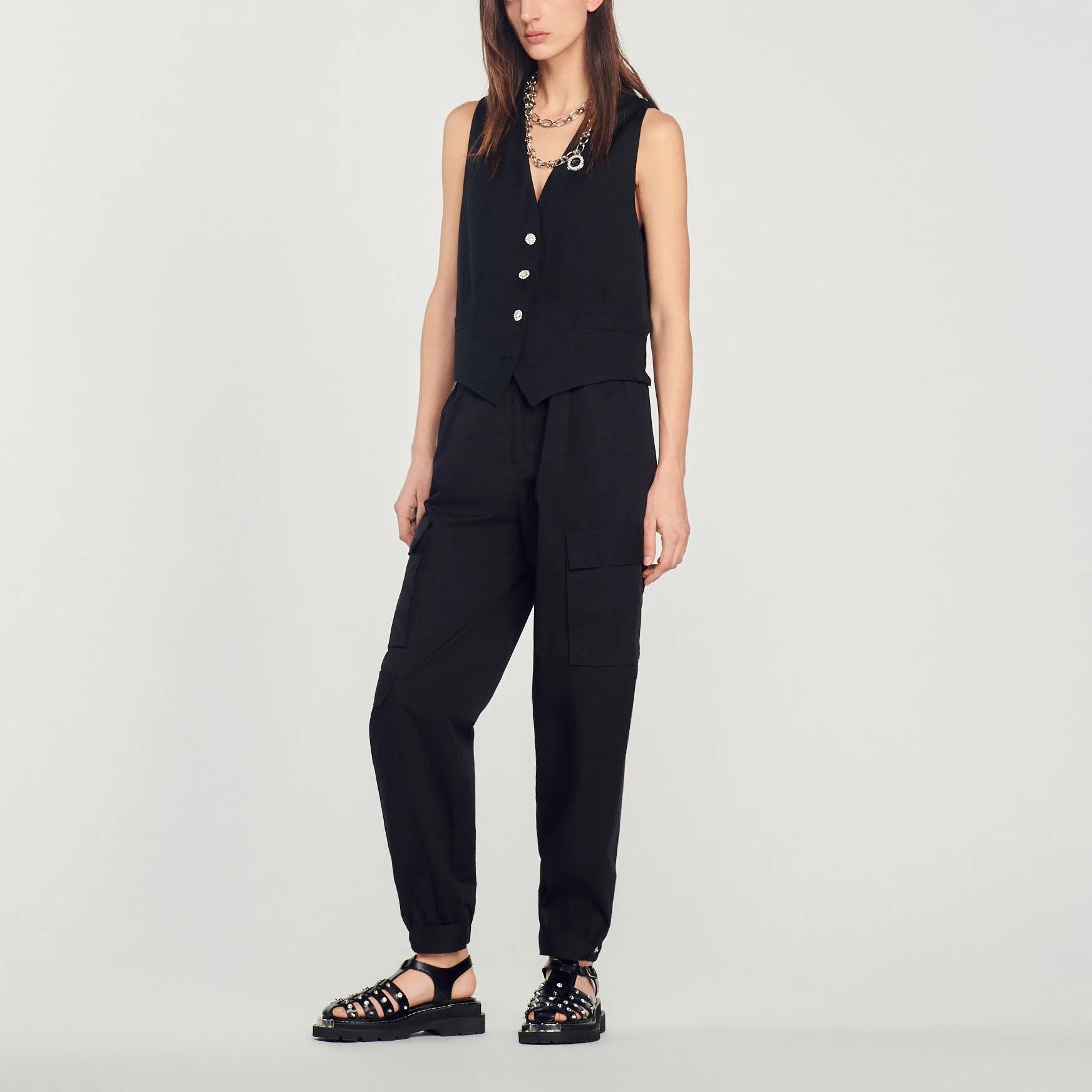 Gilet d'homme à strass
