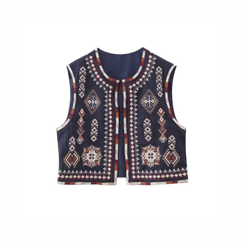 Gilet Embroidered Ladies Vest