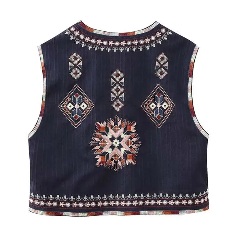 Gilet Embroidered Ladies Vest