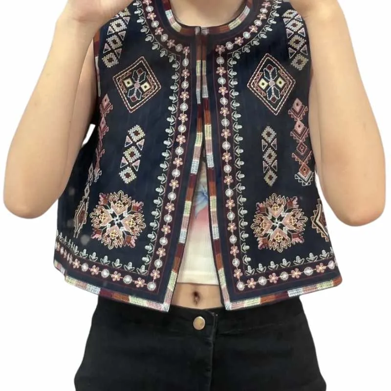 Gilet Embroidered Ladies Vest