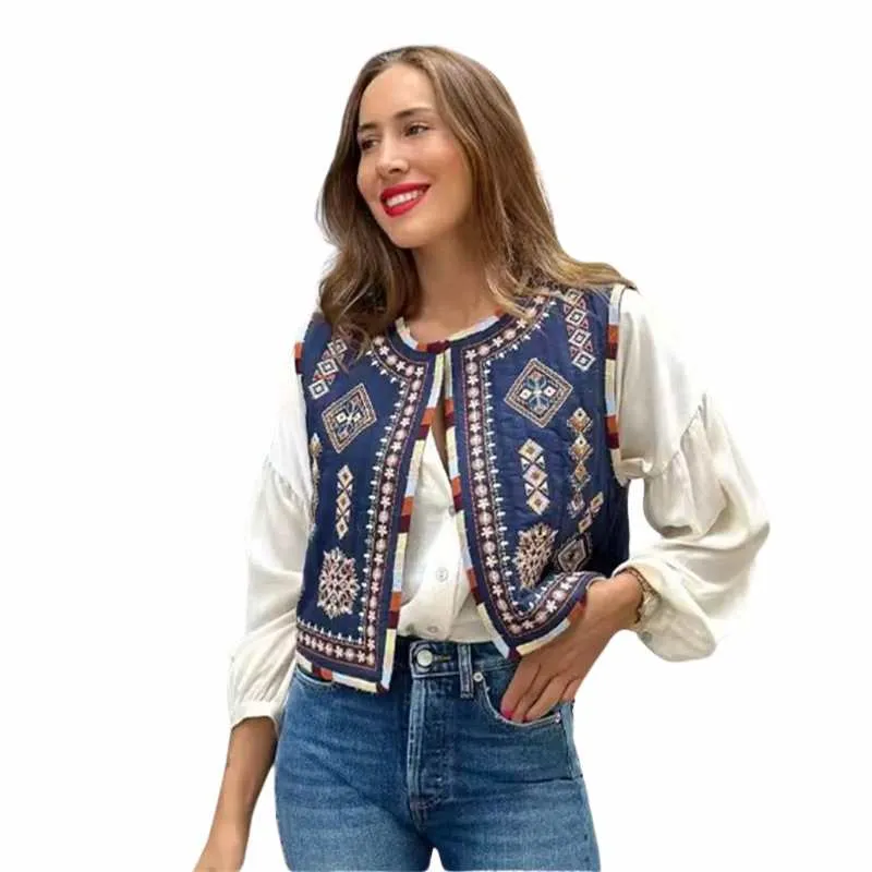 Gilet Embroidered Ladies Vest