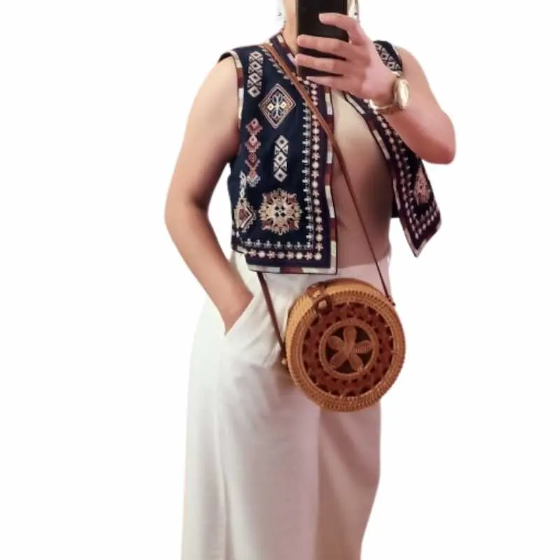 Gilet Embroidered Ladies Vest