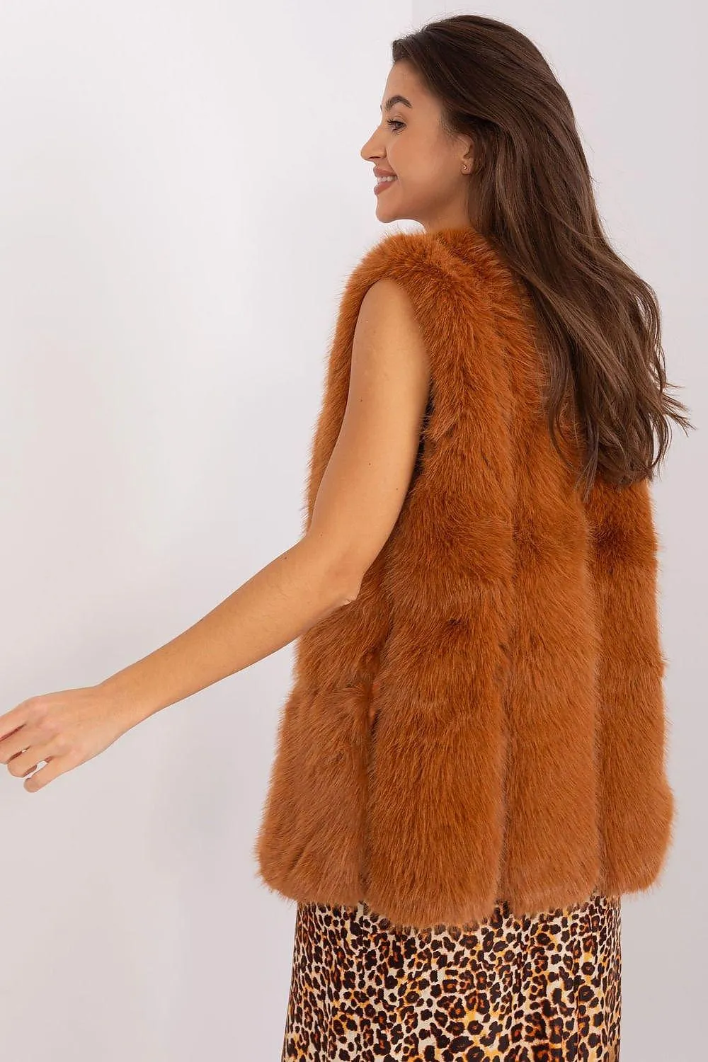 Gilet model AT fur vest
