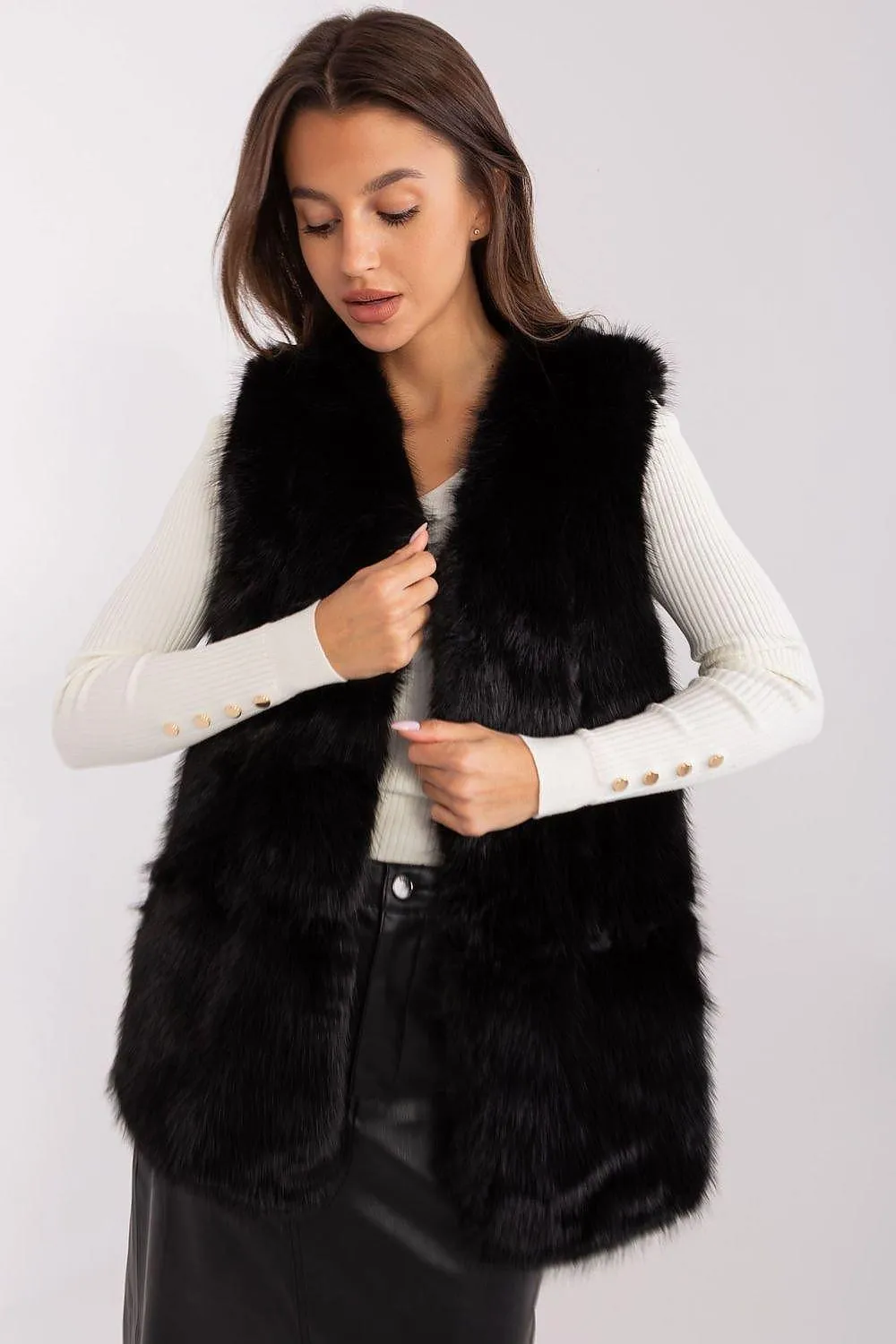 Gilet model AT fur vest