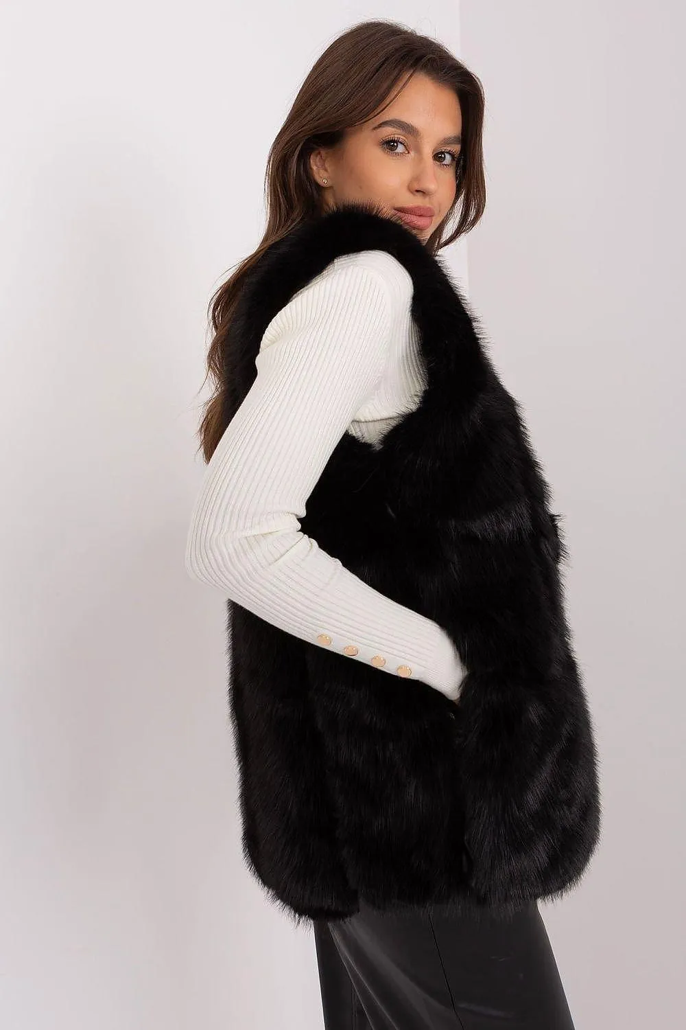 Gilet model AT fur vest