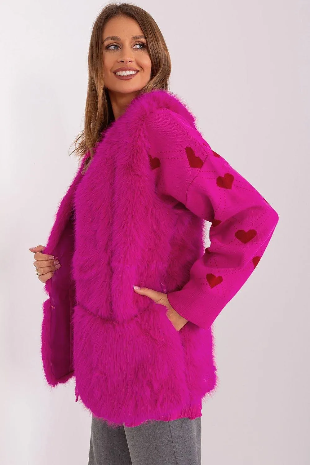 Gilet model AT fur vest