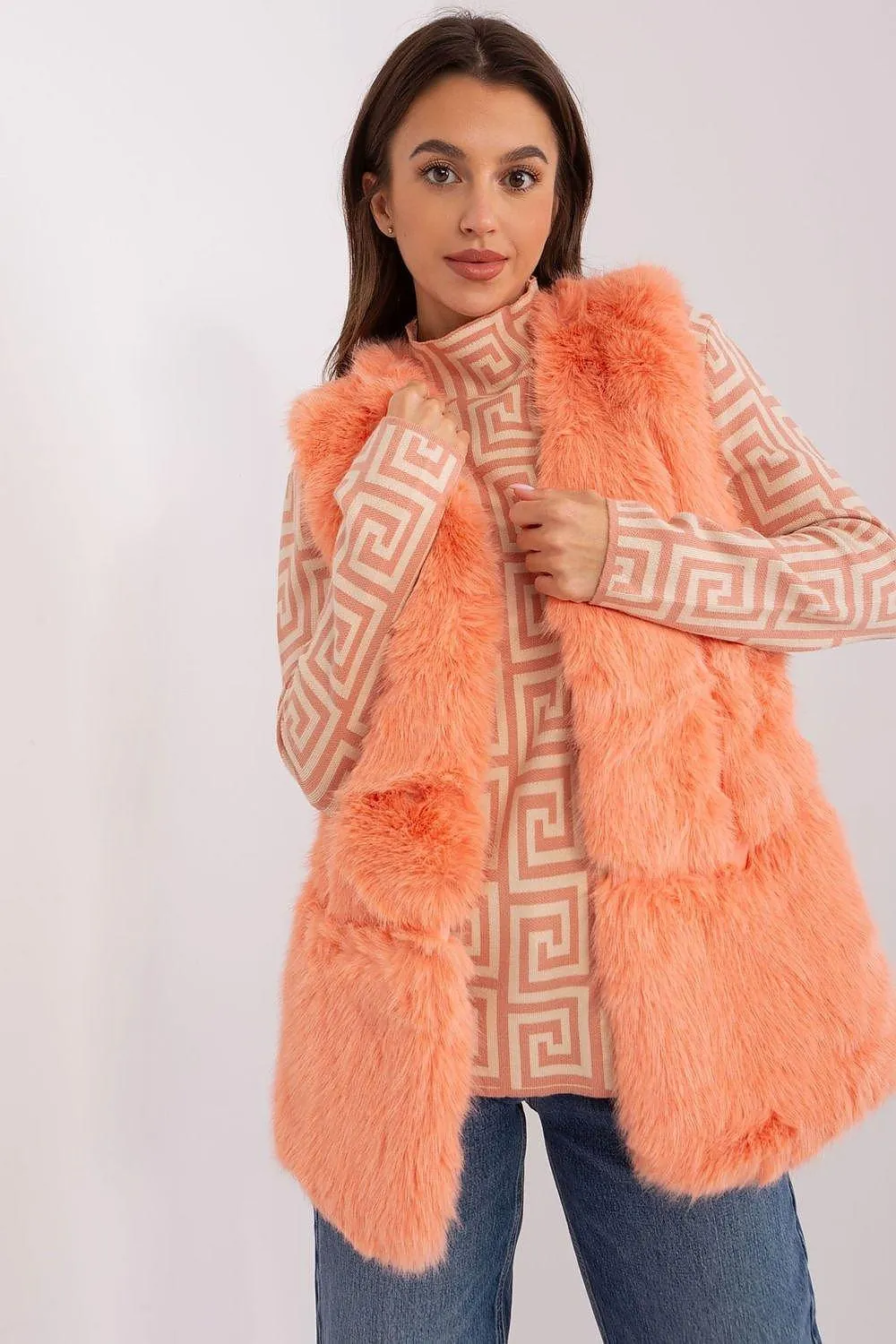 Gilet model AT fur vest