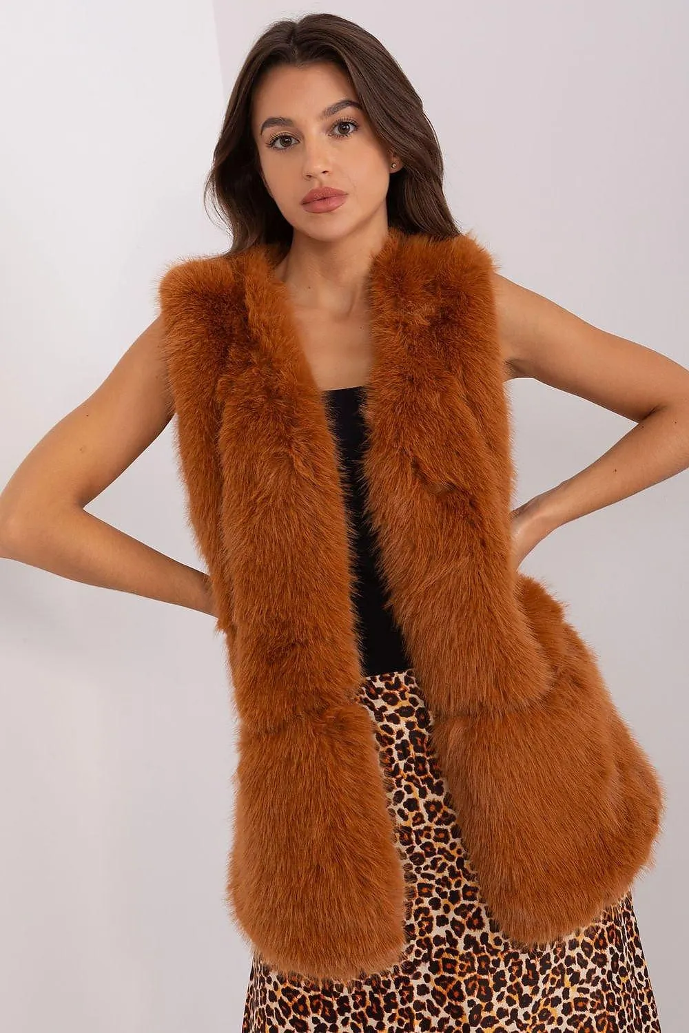 Gilet model AT fur vest