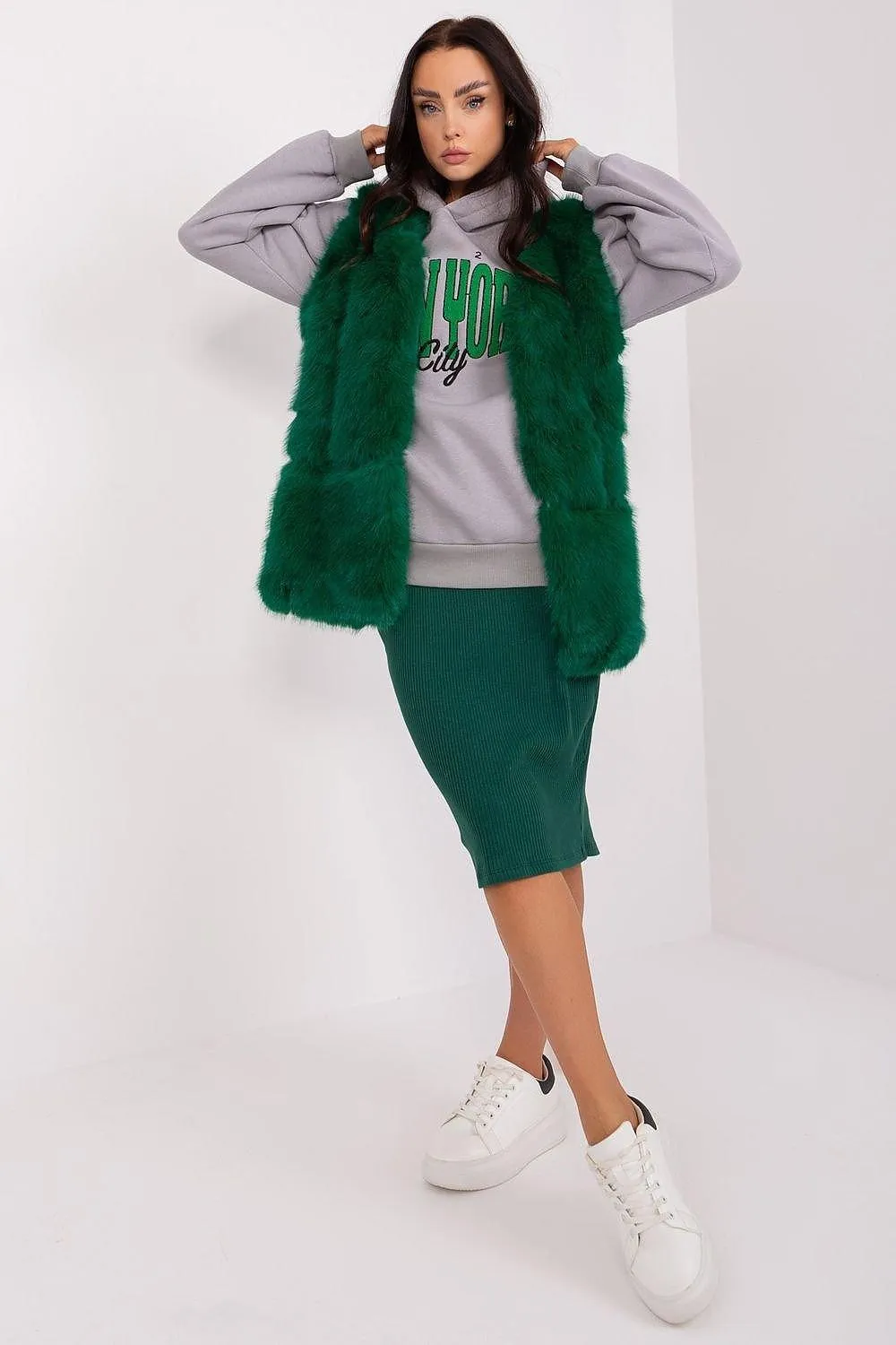Gilet model AT fur vest