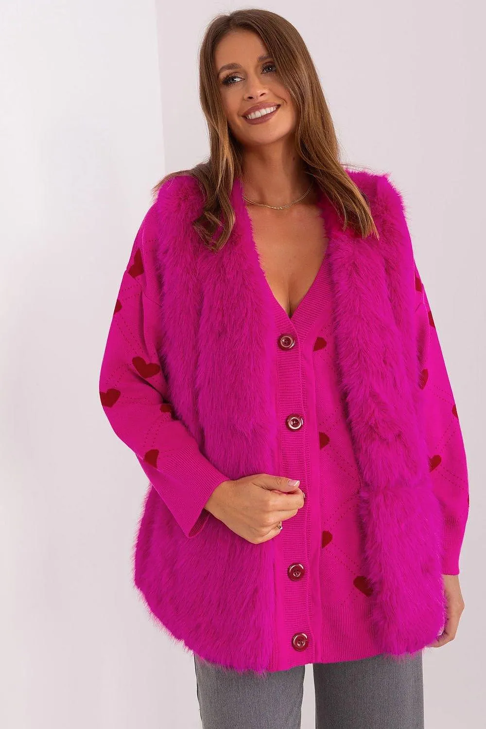 Gilet model AT fur vest