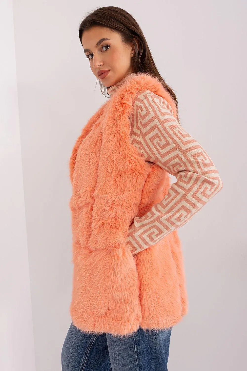 Gilet model AT fur vest