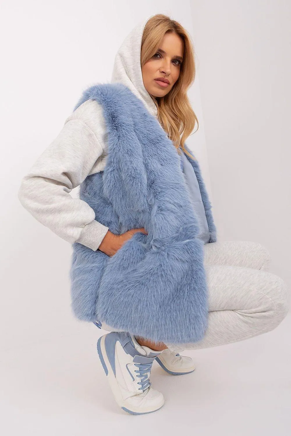 Gilet model AT fur vest