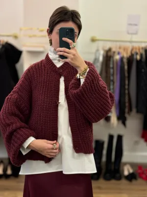 Gilet Rufus bordeaux