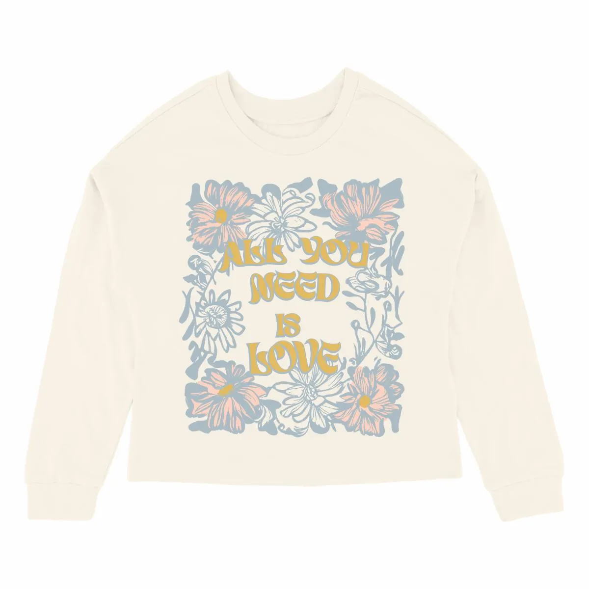 Girls All You Need is Love Long Sleeve Tee