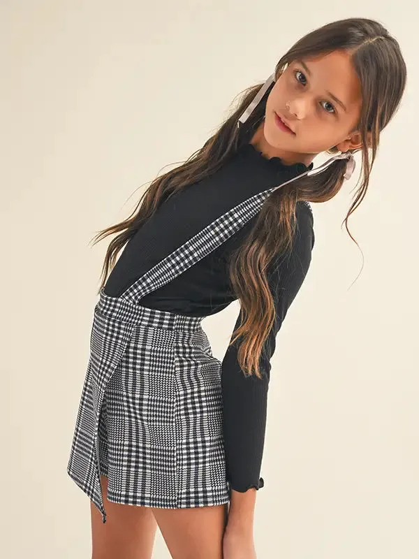 Girls Long Sleeve Skort Set